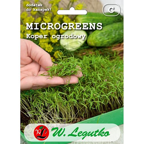 1 szt, Mikrogreen Koper ogrodowy - Nasiona: Ilość w opakowaniu: 4 g