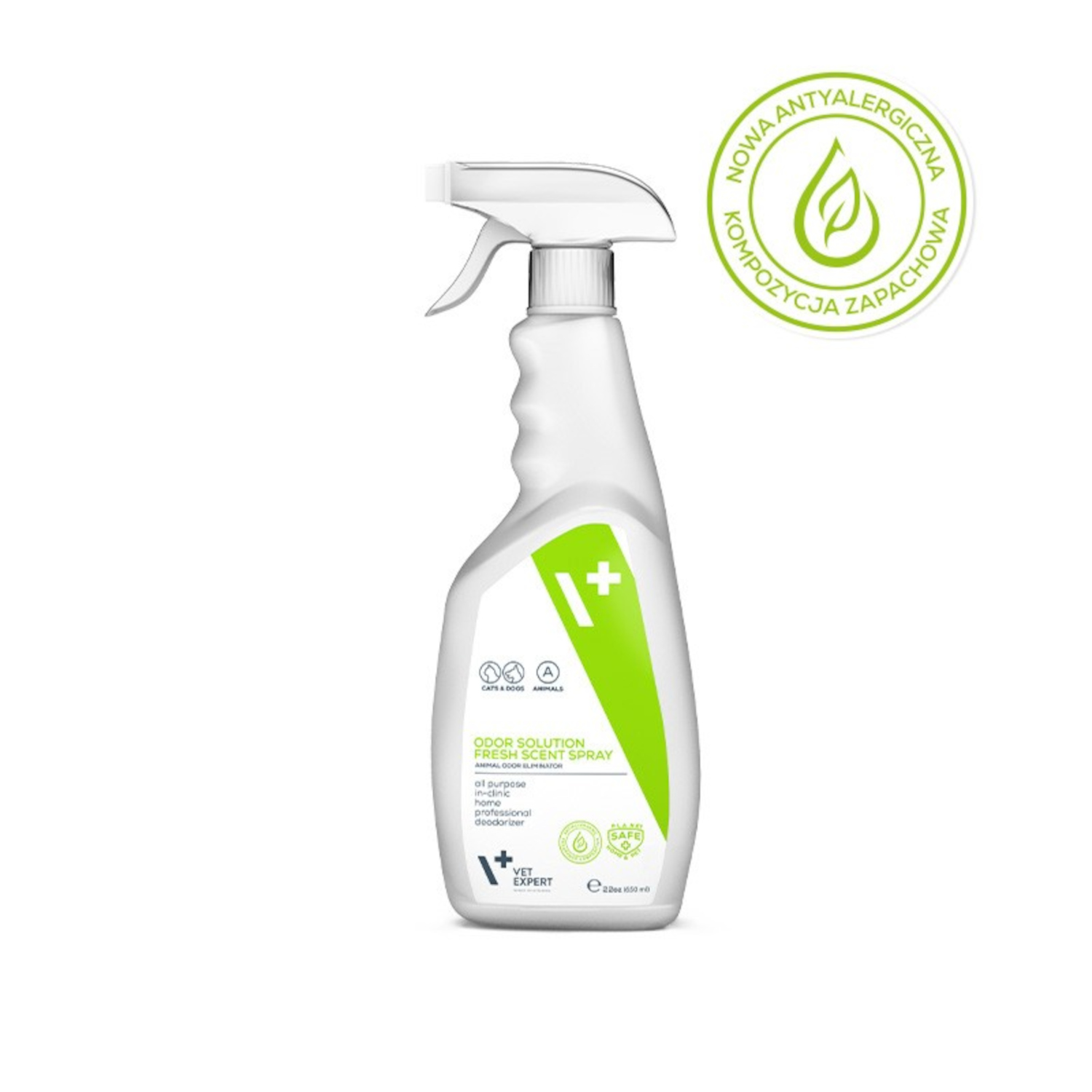 Odor Solution Fresh Scent Spray | VET EXPERT | 650 ml | Neutralizator zapachów psów i kotów