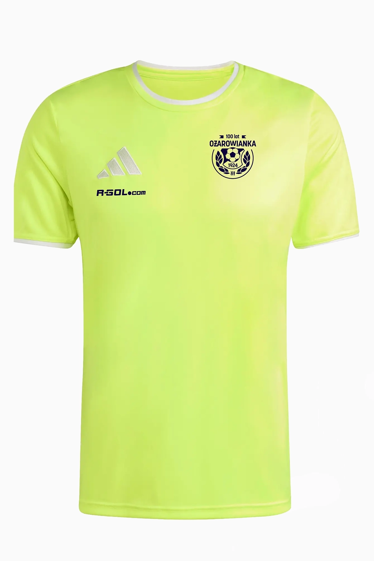 Koszulka treningowa adidas KS Ożarowianka Junior - Limonkowy