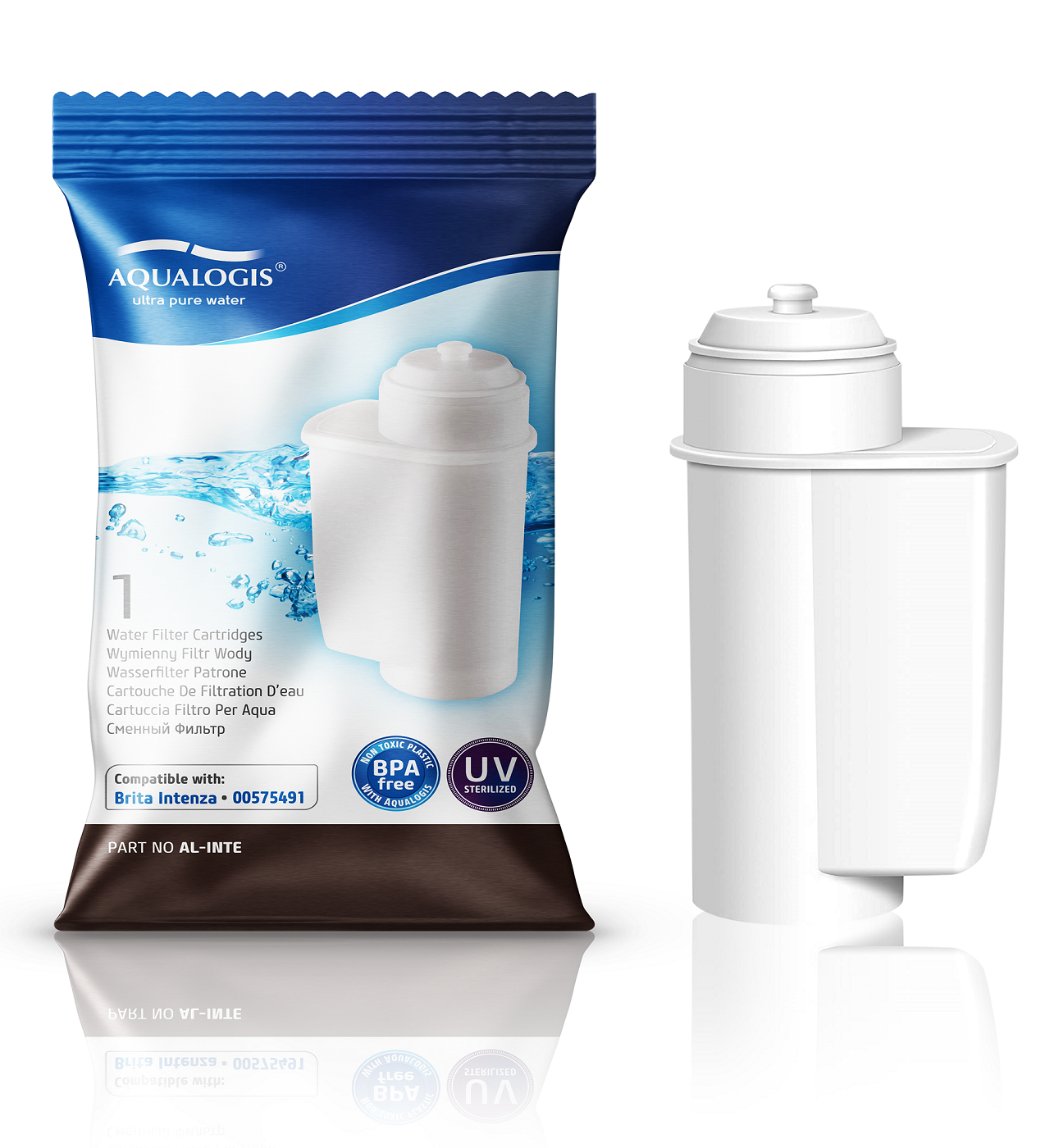 Filtr AL-Inte Do Ekspresu Neff, Siemens EQ.3, EQ.5, EQ.6, EQ.7, EQ.8 Zamiennik 00575491 Brita Intenza