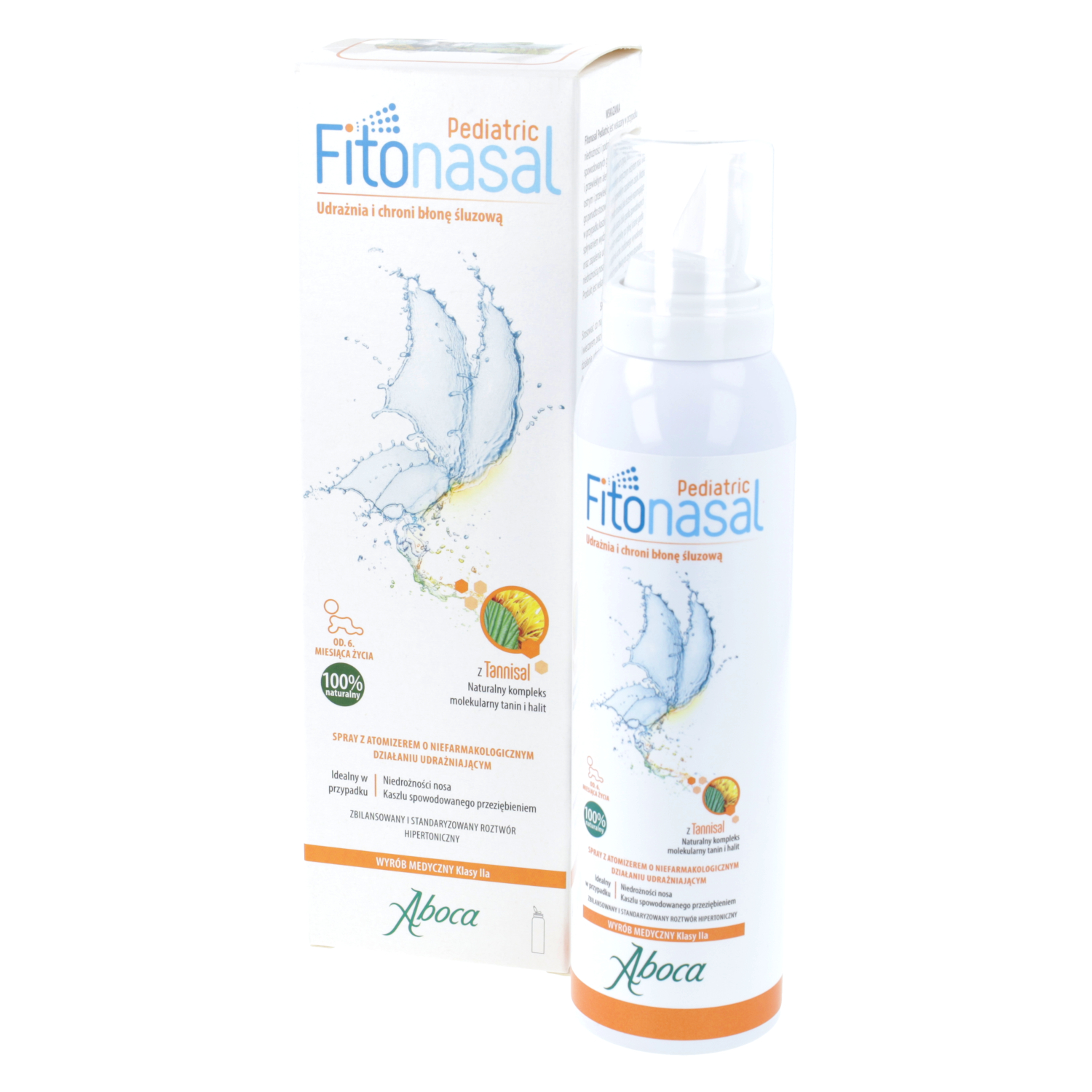 Fitonasal pediatric - udrożnienie błony śluzowej nosa, spray, 125 ml