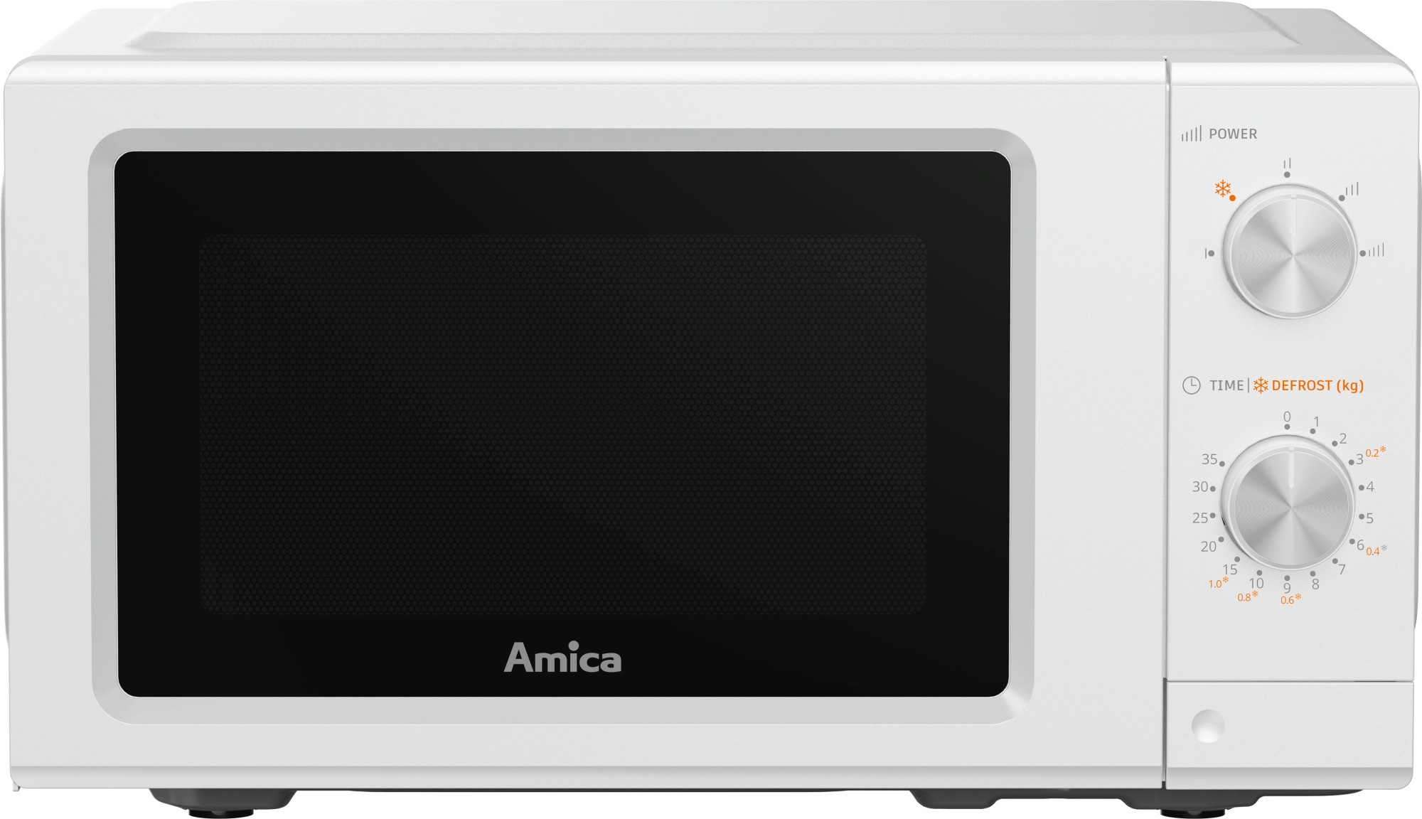 Kuchenka mikrofalowa Amica MMF20M3W Biały 1150 W Sterowanie: Mechaniczne