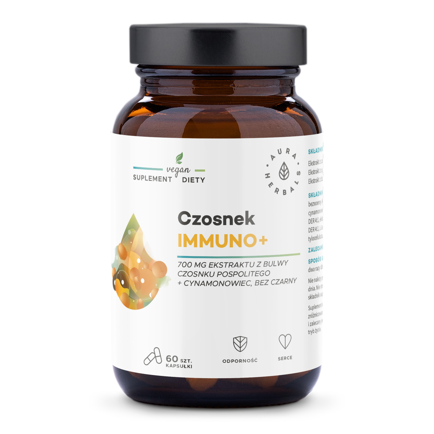 Czosnek Immuno+ odporność, kapsułki 60 szt.