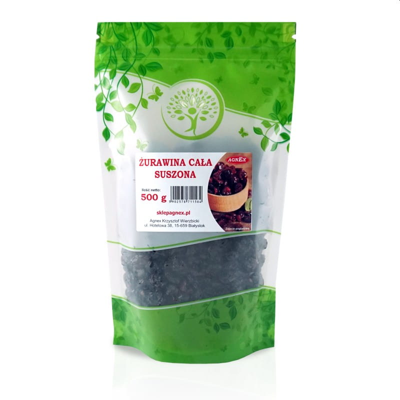 Żurawina cała suszona 500 g