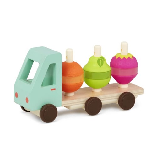 B. Toys drewniana ciężarówka z OWOCAMI