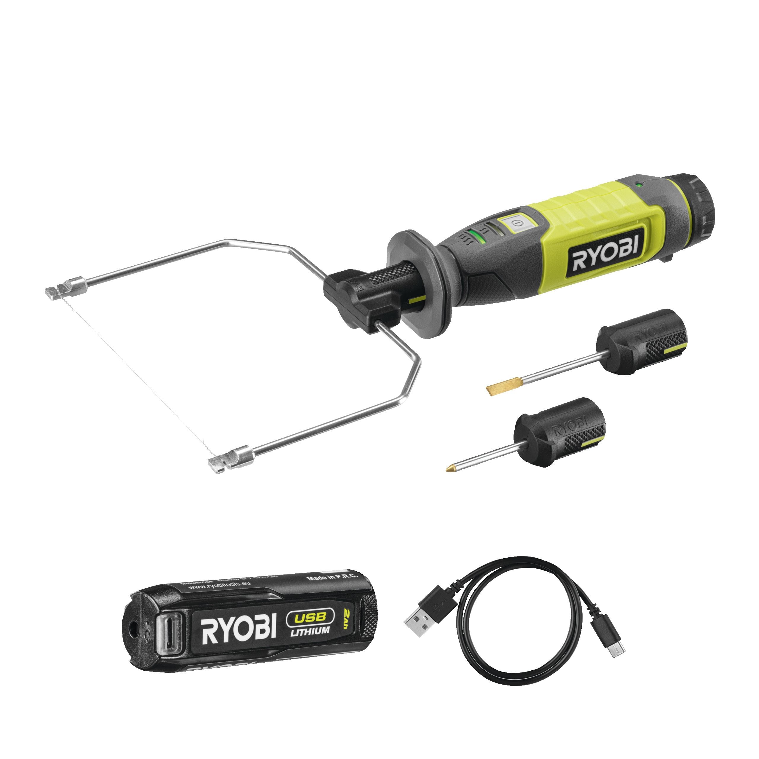Nóż termiczny 4V USB Lithium z akumulatorem 2.0Ah i kablem do ładowania