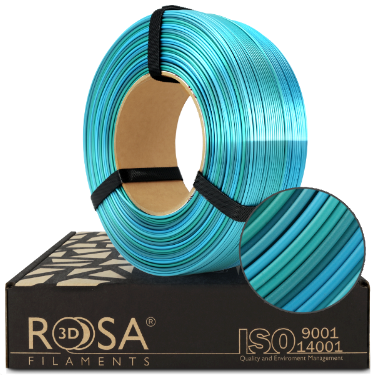 FILAMENT 3D ReFill PLA Rainbow Ocean (Refill 1kg / 1.75mm)
