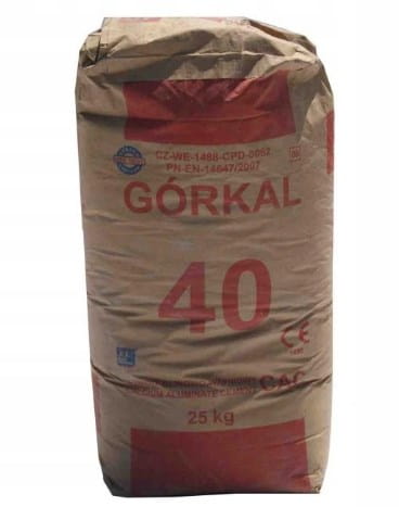 GÓRKAL 40 CEMENT GLINOWY 25KG
