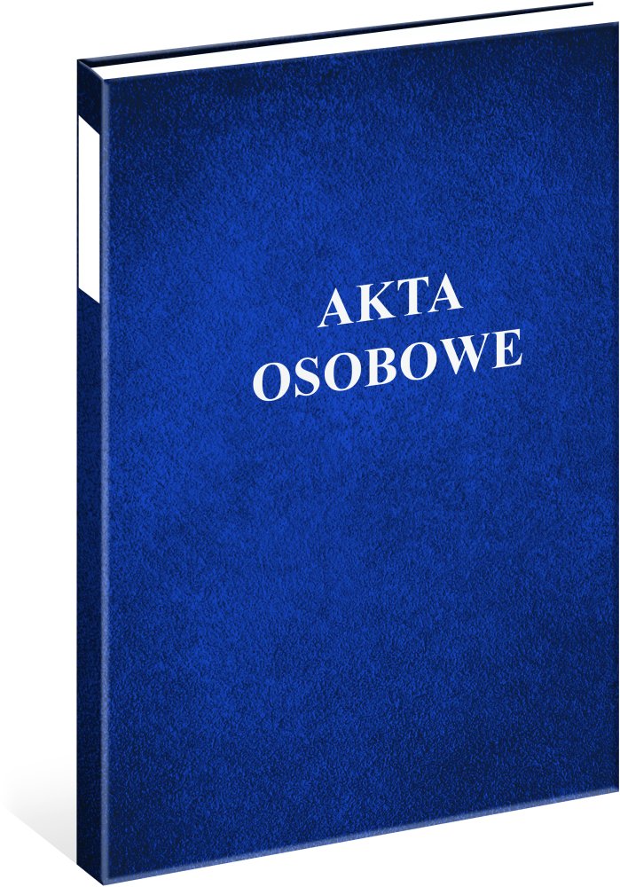 Segregator do akt osobowych Konfex, A4, 30 mm, 2 ringi, niebieski