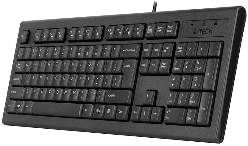 A4Tech KR-85 klawiatura przewodowa USB, czarna