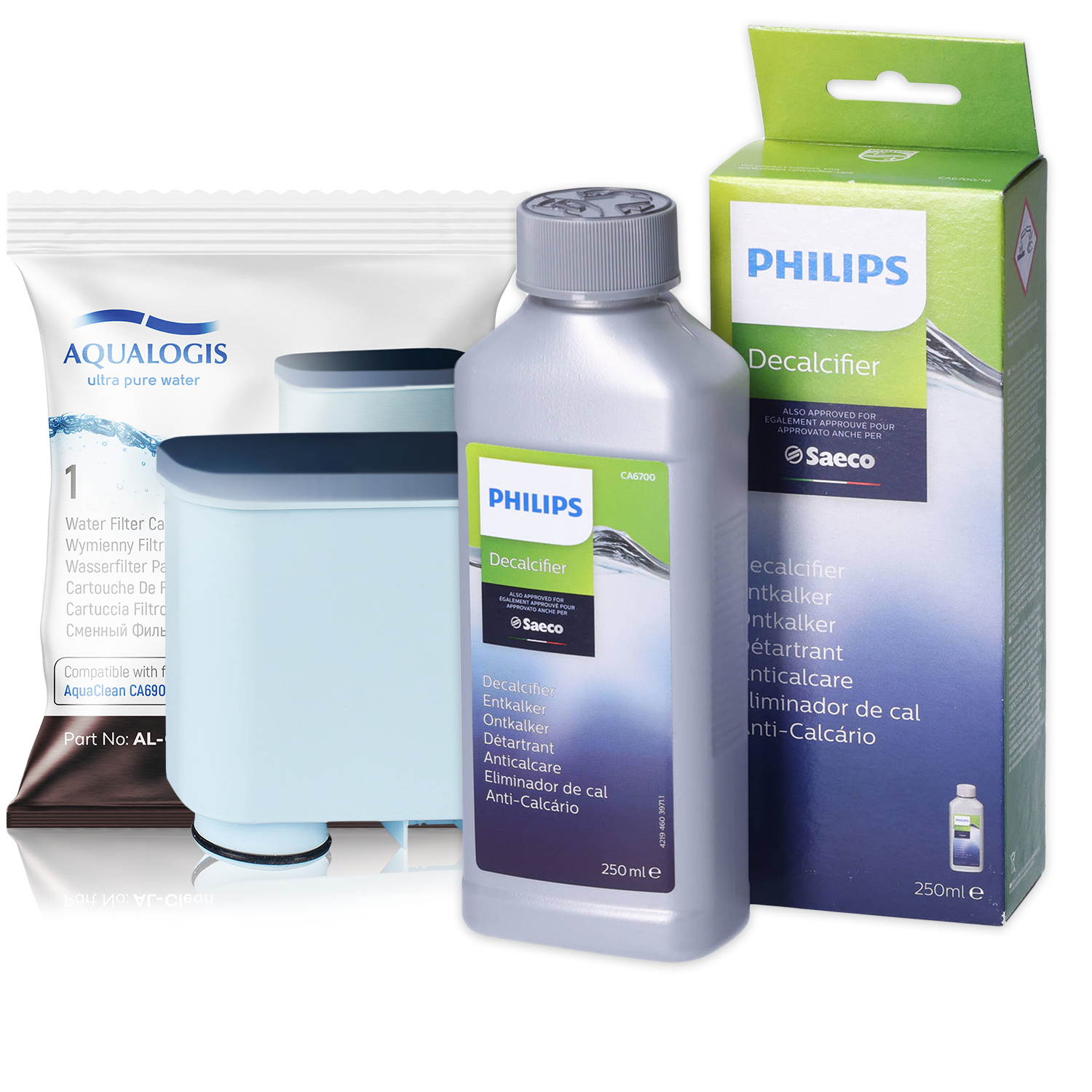 Filtr AL-Clean Do Ekspresu Saeco Philips LatteGo CA6903 Odkamieniacz CA6700 250ml