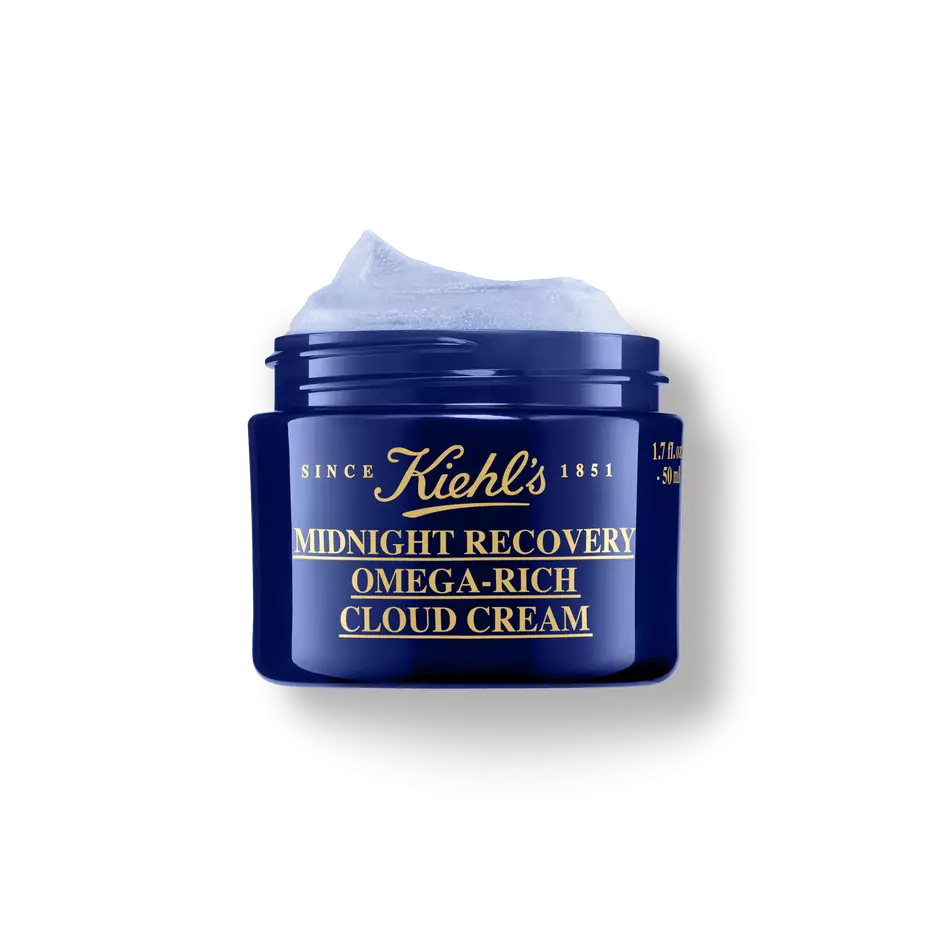 Kiehl's Midnight Recovery Omega Rich Cloud Cream - Krem do twarzy na noc z dodatkiem kwasów Omega 50 ml