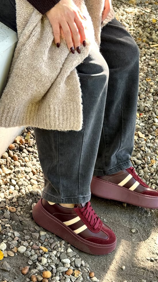 Sneakers SN41 - 14 Bordowy