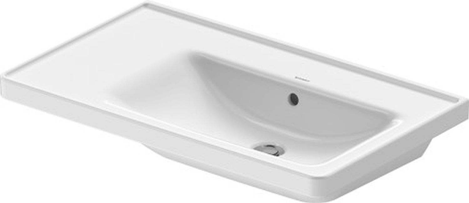 Darmowa Dostawa - Umywalka 80x48 cm prostokątna meblowa biała Duravit D-Neo 2370800060