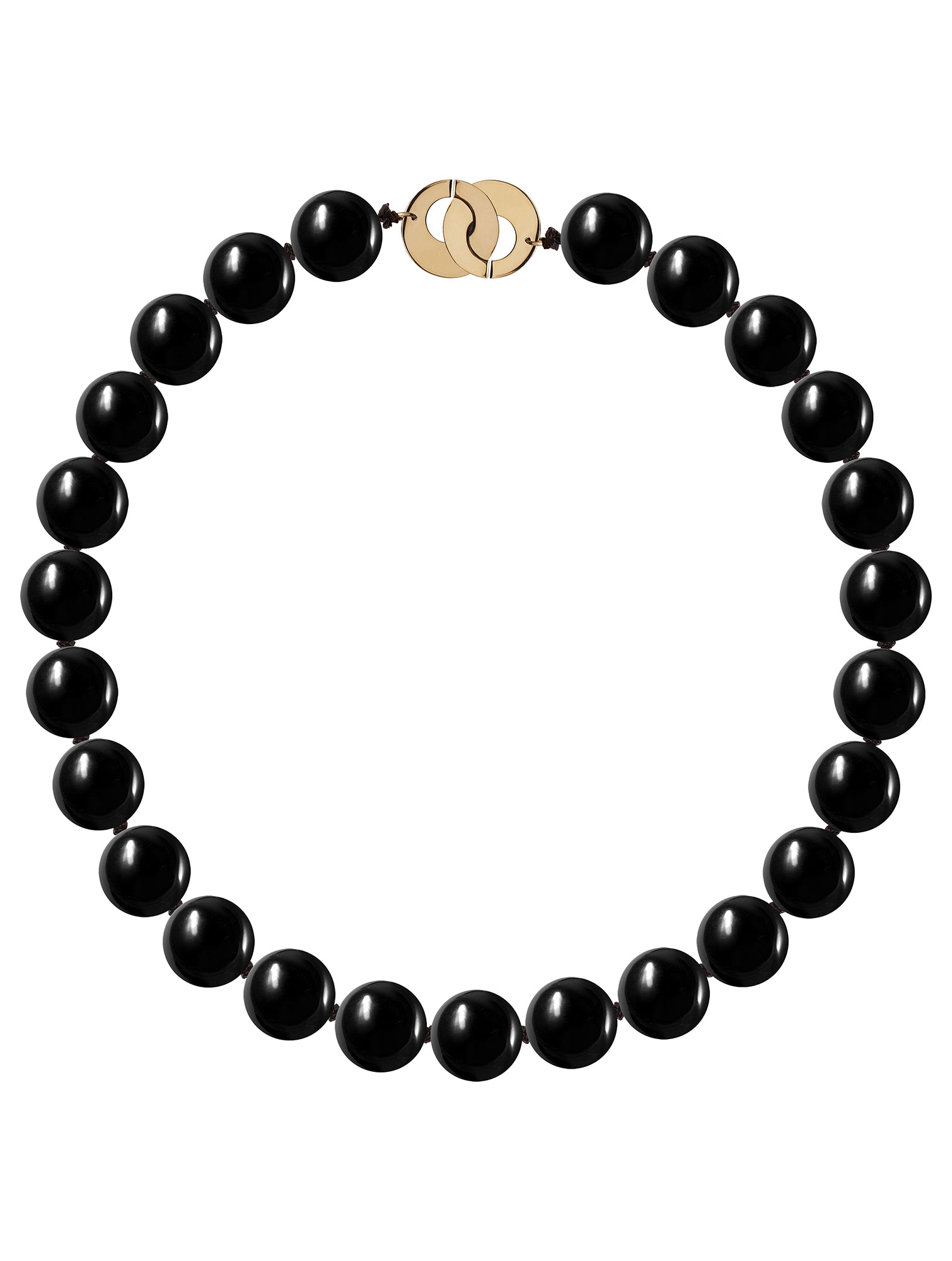 Jo Necklace N°2 - naszyjnik z dużych onyksów