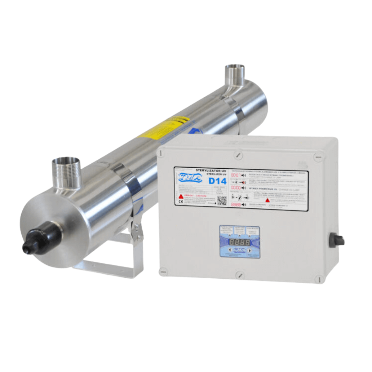 TMA lampa UV model D14. Skuteczna dezynfekcja wody dla domów wielorodzinnych (3-5 łazienek).
