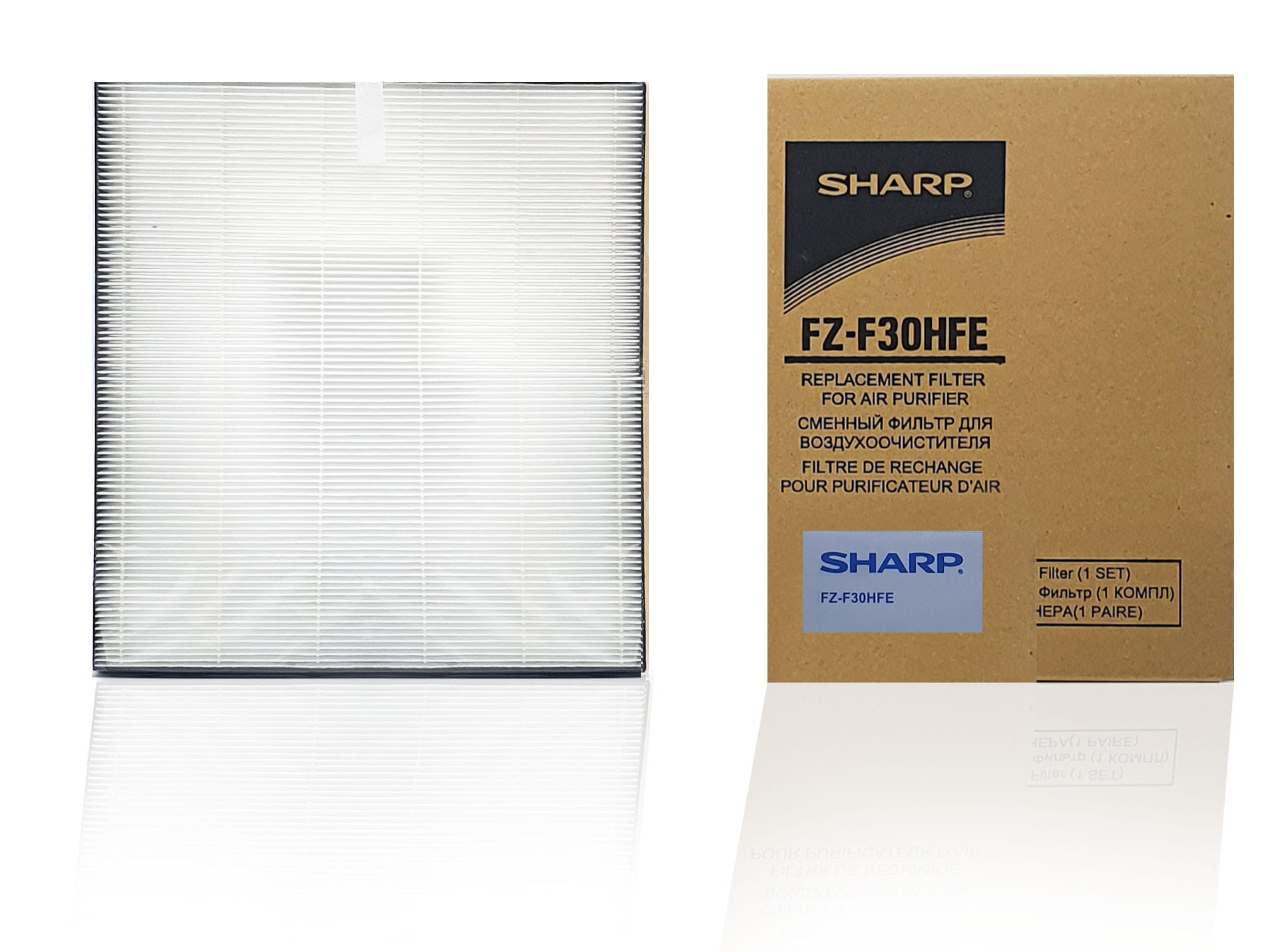 SHARP FZ-F30HFE (UZ-HG3HF) filtr Hepa do oczyszczacza powietrza. Oryginalny filtr SHARP do oczyszczaczy FP-J30EU oraz KC-F32EUW.