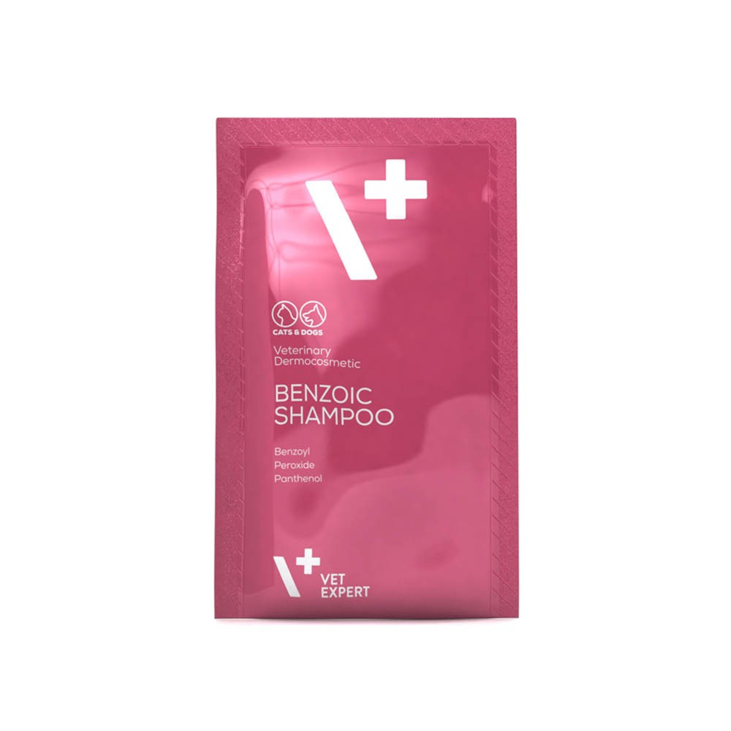 Benzoic Shampoo | VET EXPERT | 20x15 ml | Szampon dla psów i kotów do skóry przetłuszczającej