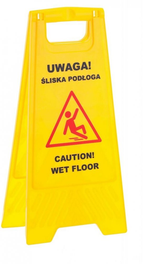 Merida tabliczka ostrzegawcza Uwaga śliska podłoga
