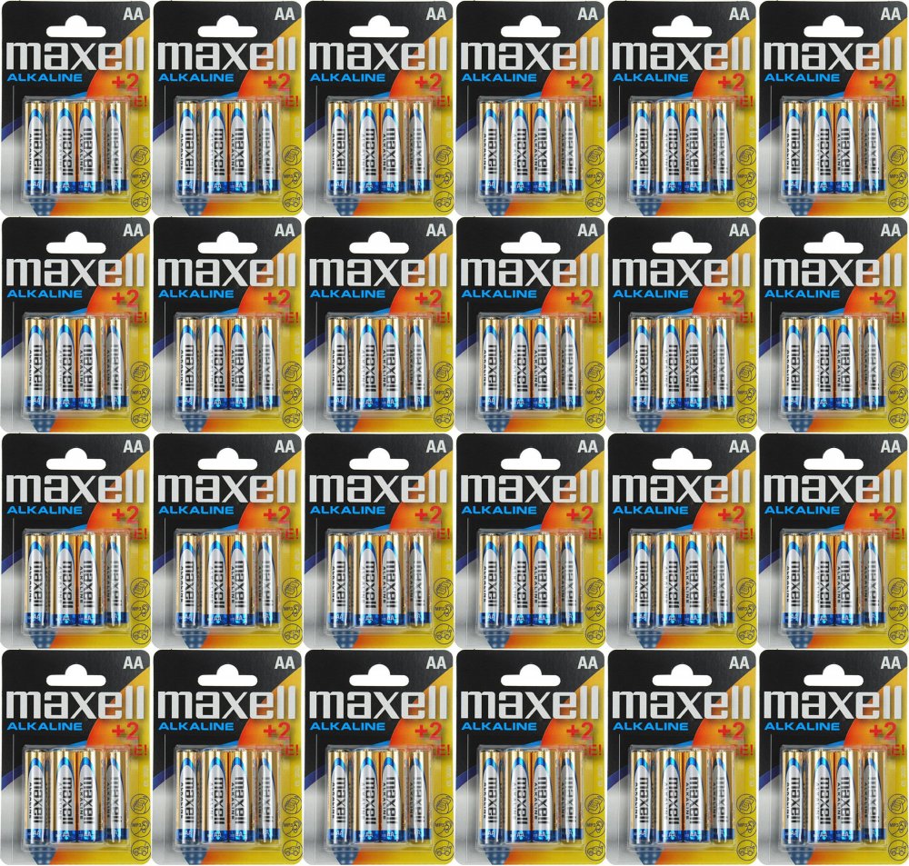 Maxell Bateria AA (LR6) alkaliczna 1.5V, 6 szt. (4+2)
