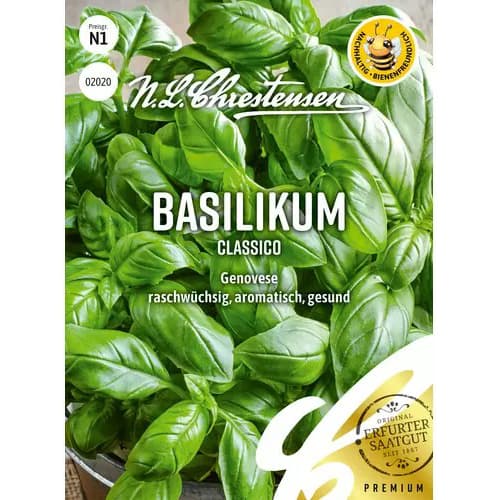 1 szt, Bazsalikom Genovese Classico - Magok: Mod de ambalare: 1 db