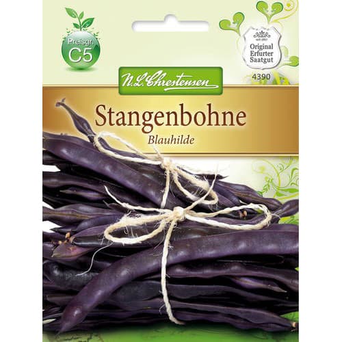 1 szt, Stangebohne Blauhilde - Samen: Ilość w opakowaniu: 1 Stück