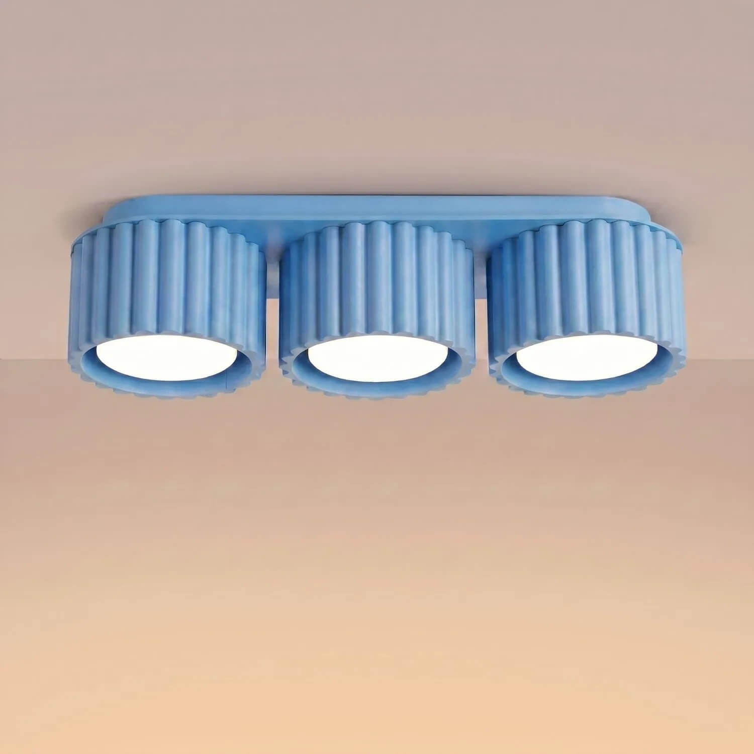 Sollux Lighting Aura lampa podsufitowa 3x10 W błękitna SL.2643