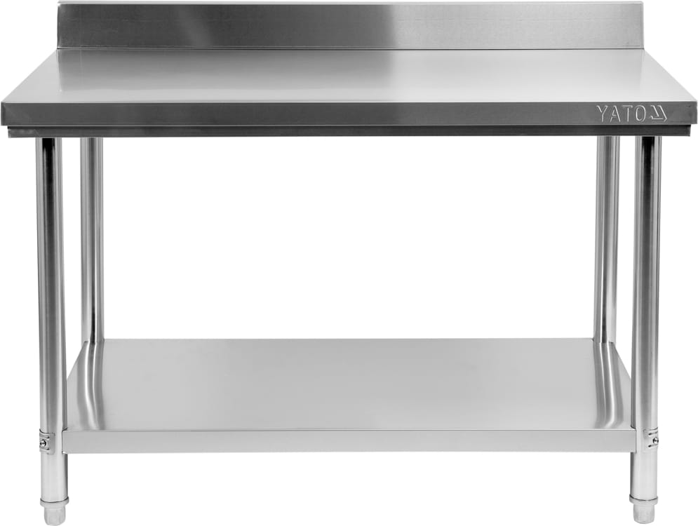 SKŁADANY STÓŁ PRZYŚCIENNY Z PÓŁKĄ 1500x700xH850+100MM YATO | YG-09034