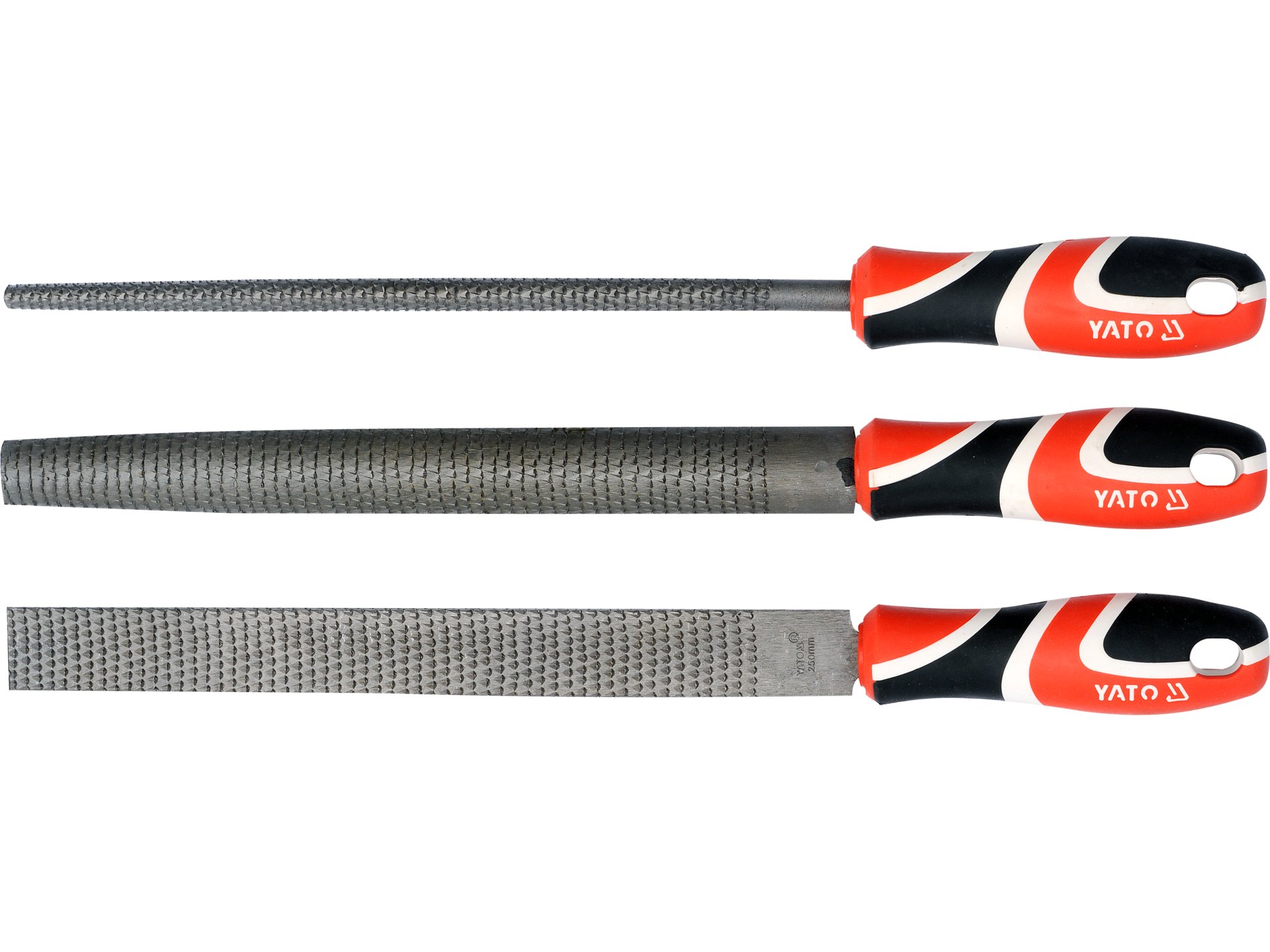 Tarniki do drewna YATO zestaw 3 szt.uk 250mm do warsztatu YT-6222