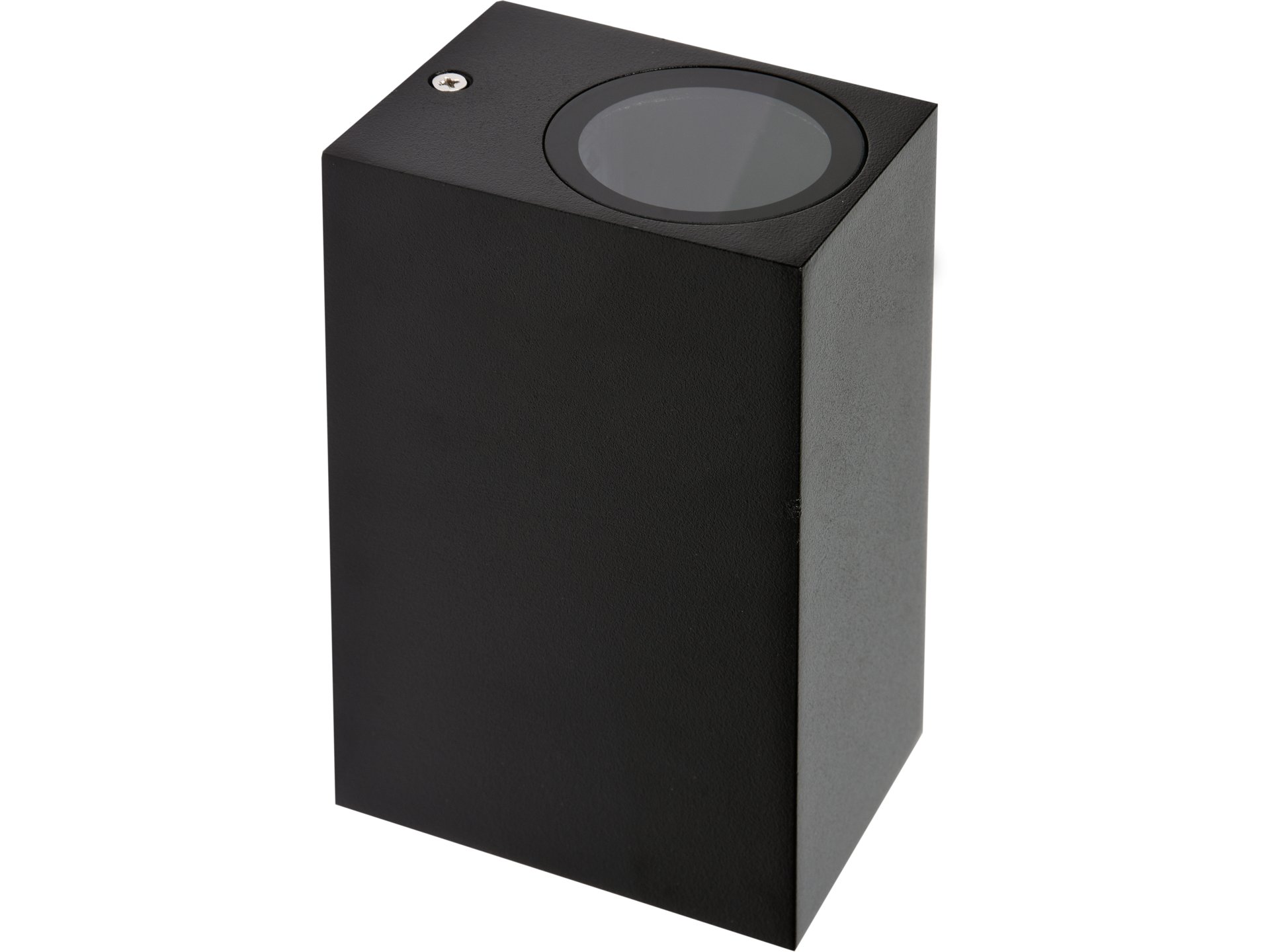 Lampa ścienna zewnętrzna YATO kinkiet 2xgu10 czarna kwadratowa YT-81903