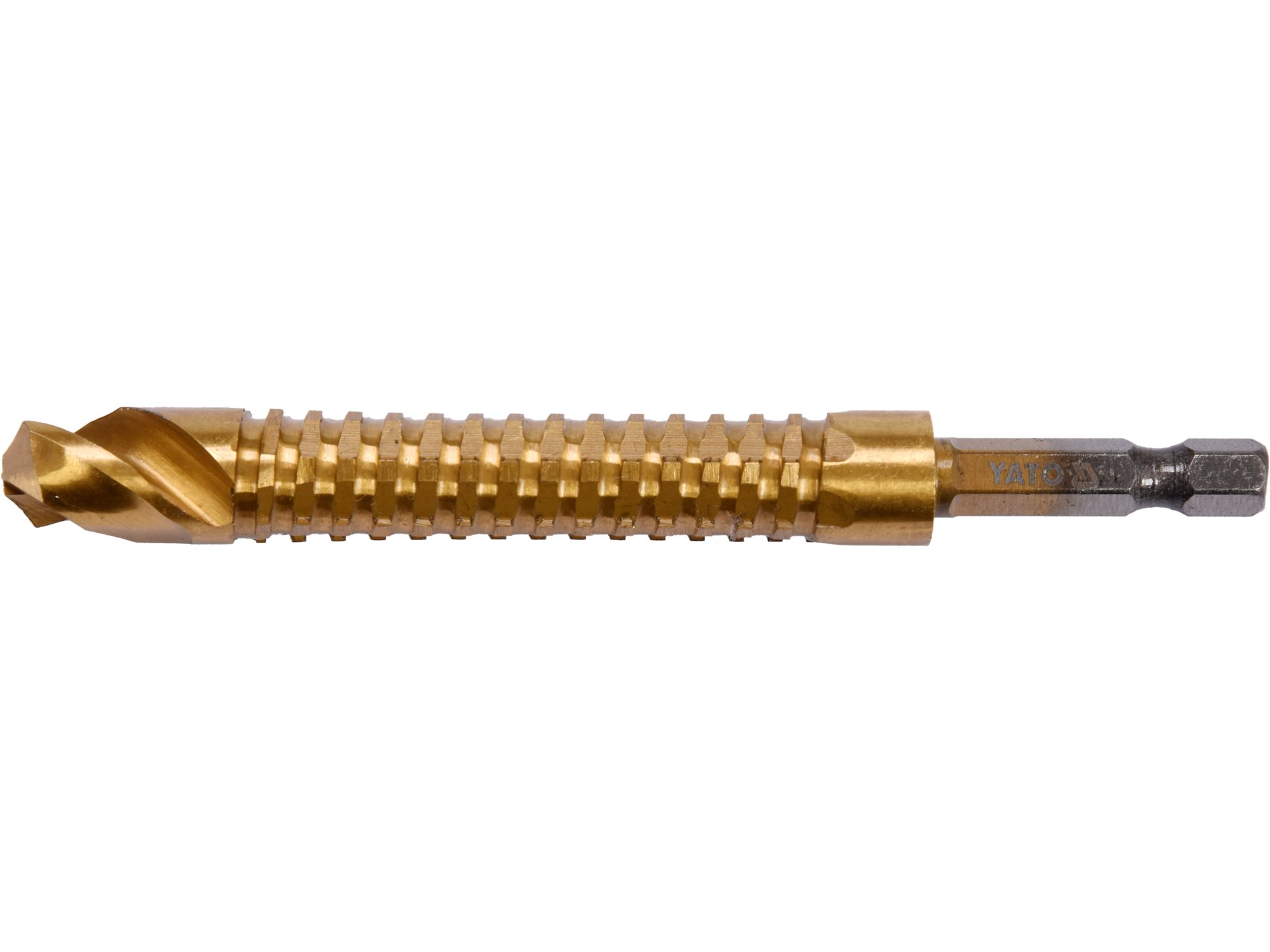 Wiertło frezujące YATO 12.0mm do metalu HSS-tin uchwyt HEX YT-44830