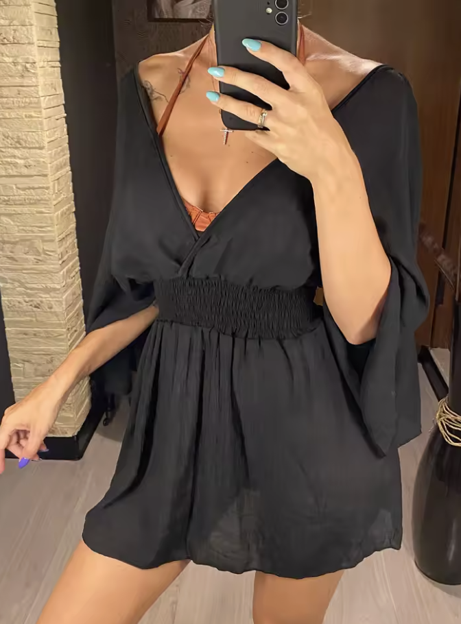 Pareo plażowe damskie – narzutka na bikini 465