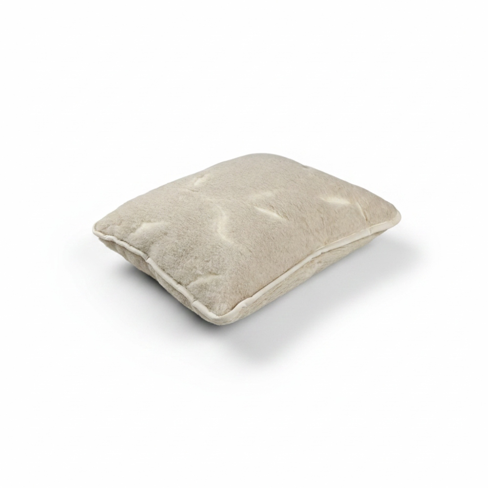 Poduszka wełniana camel jasny benjamin Woolmark 70x80