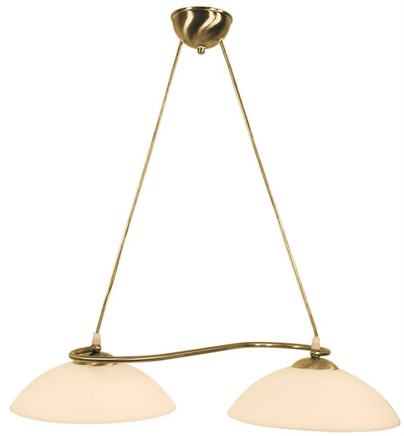 Patynowa lampa wisząca z regulacją wysokości do salonu LIDO 1-punktowa