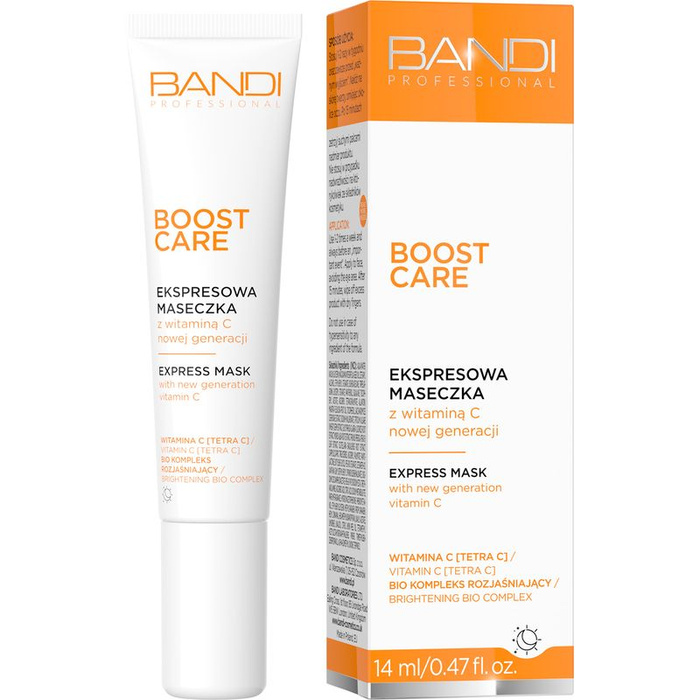 Bandi BOOST CARE Ekspresowa maseczka z witaminą C nowej generacji, 14ml