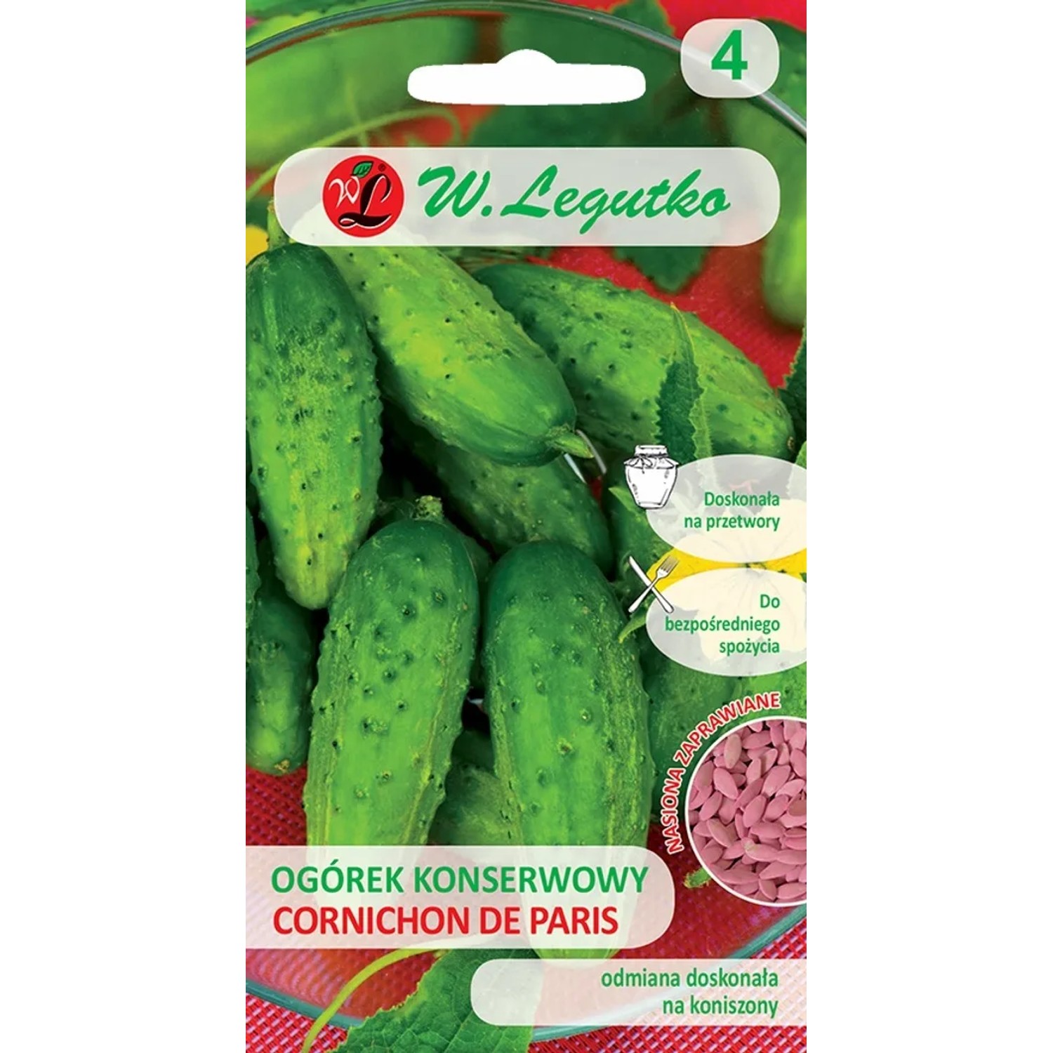 Ogórek Cornichon de Paris - 4 g