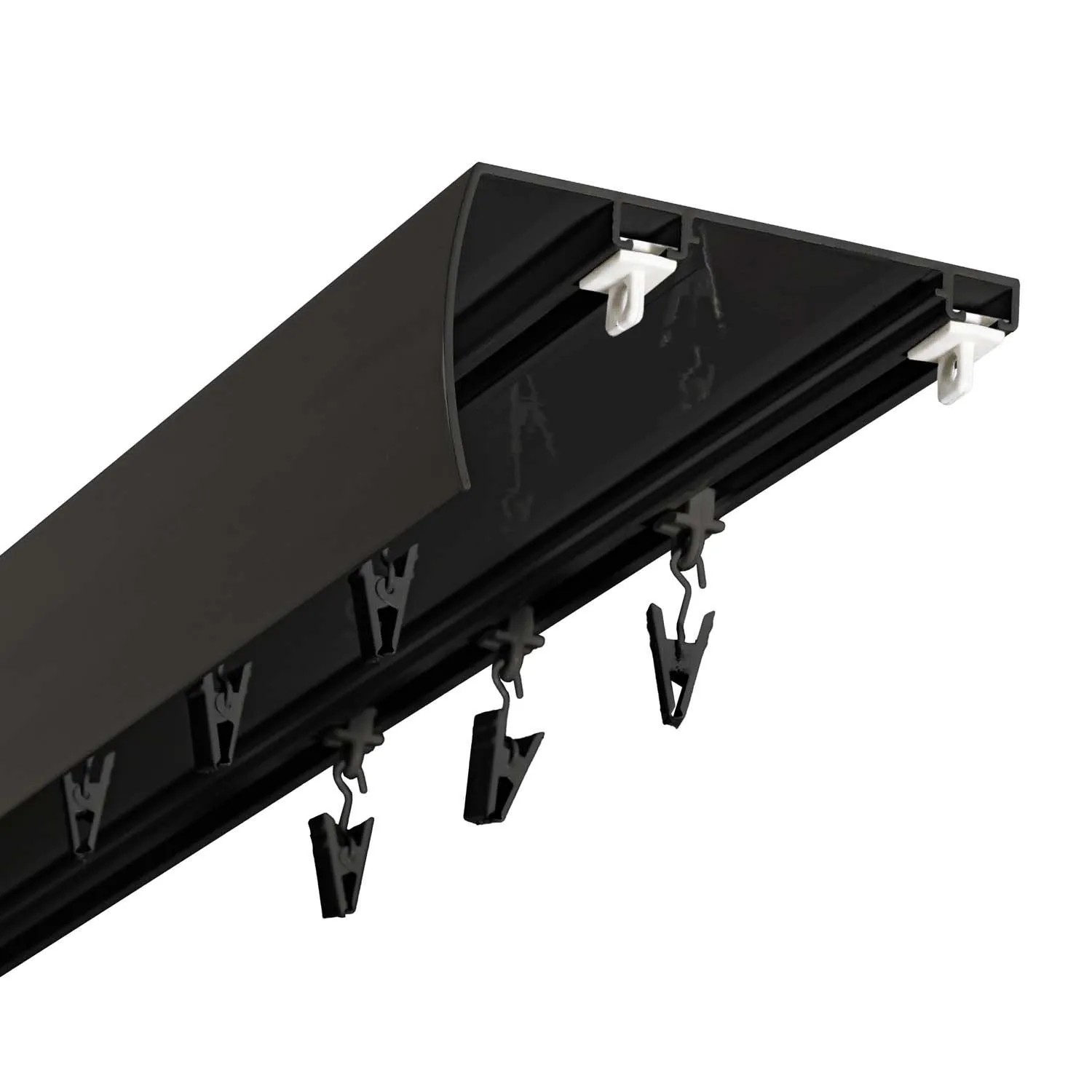 Kowalski Szyna aluminiowa z osłoną WIDE żabka 370 cm czarna