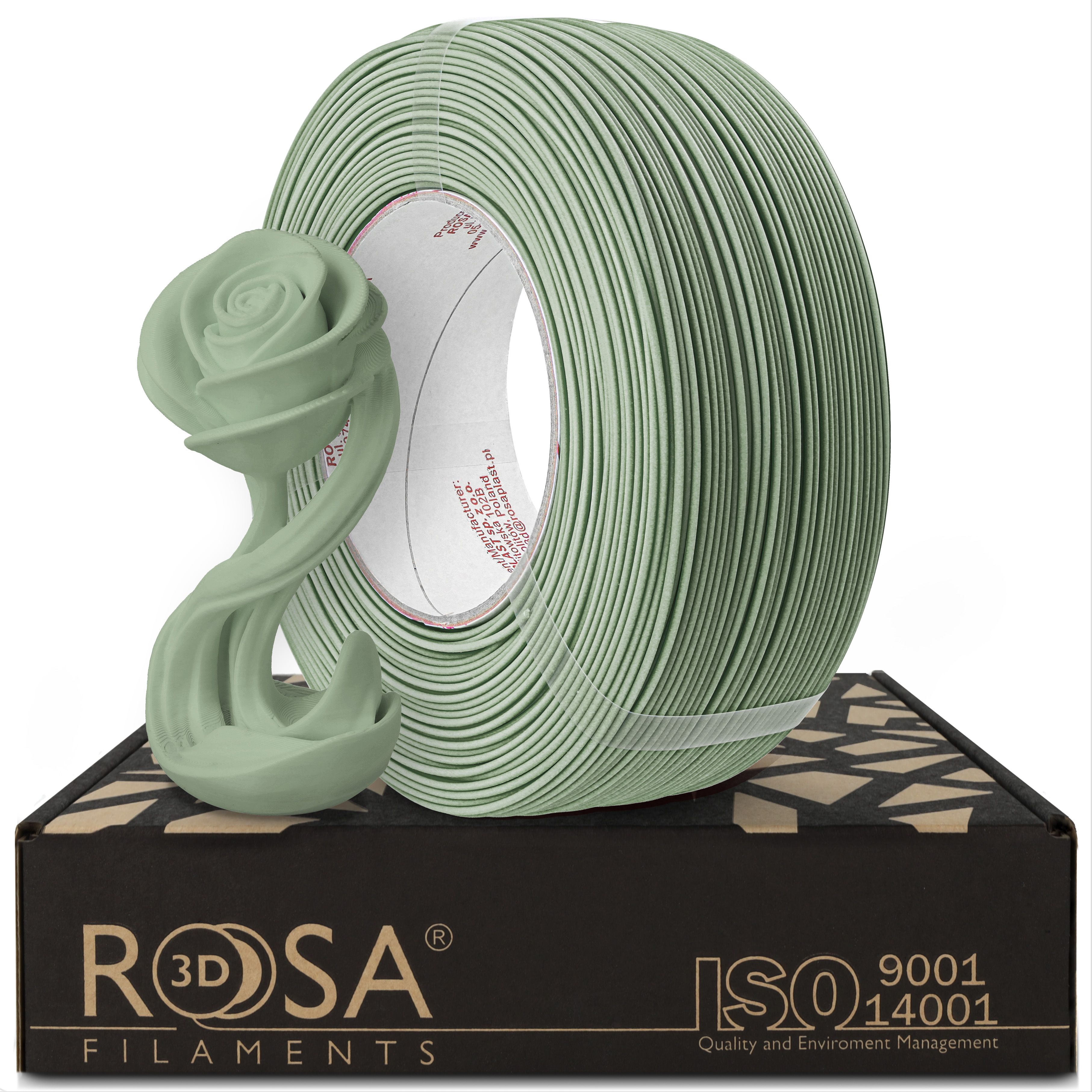 FILAMENT 3D ReFill PLA Starter Reseda Green (Refill 1kg / 1.75mm)