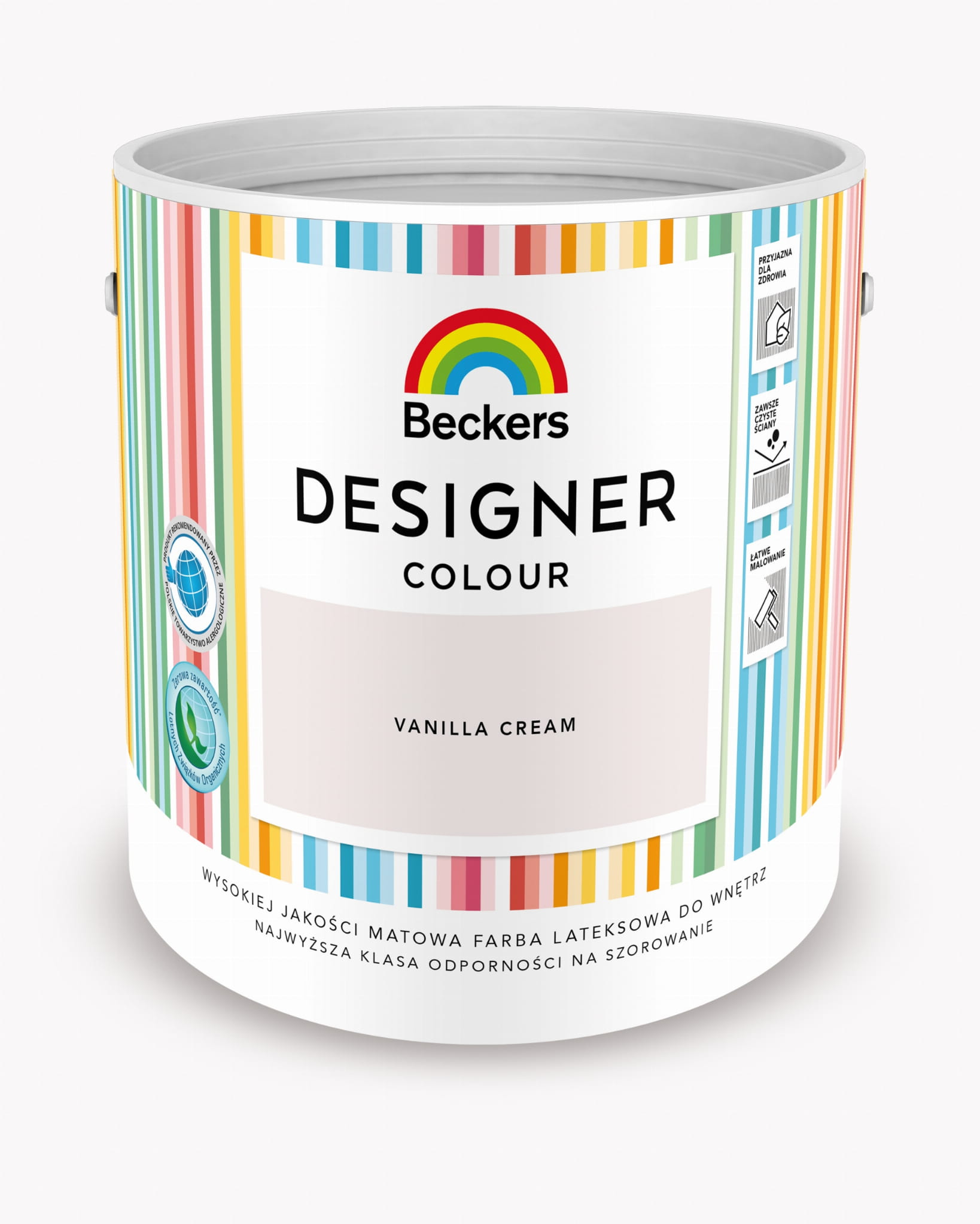 FARBA LATEKSOWA BECKERS DESIGNER VANILA CREAM 2,5 L