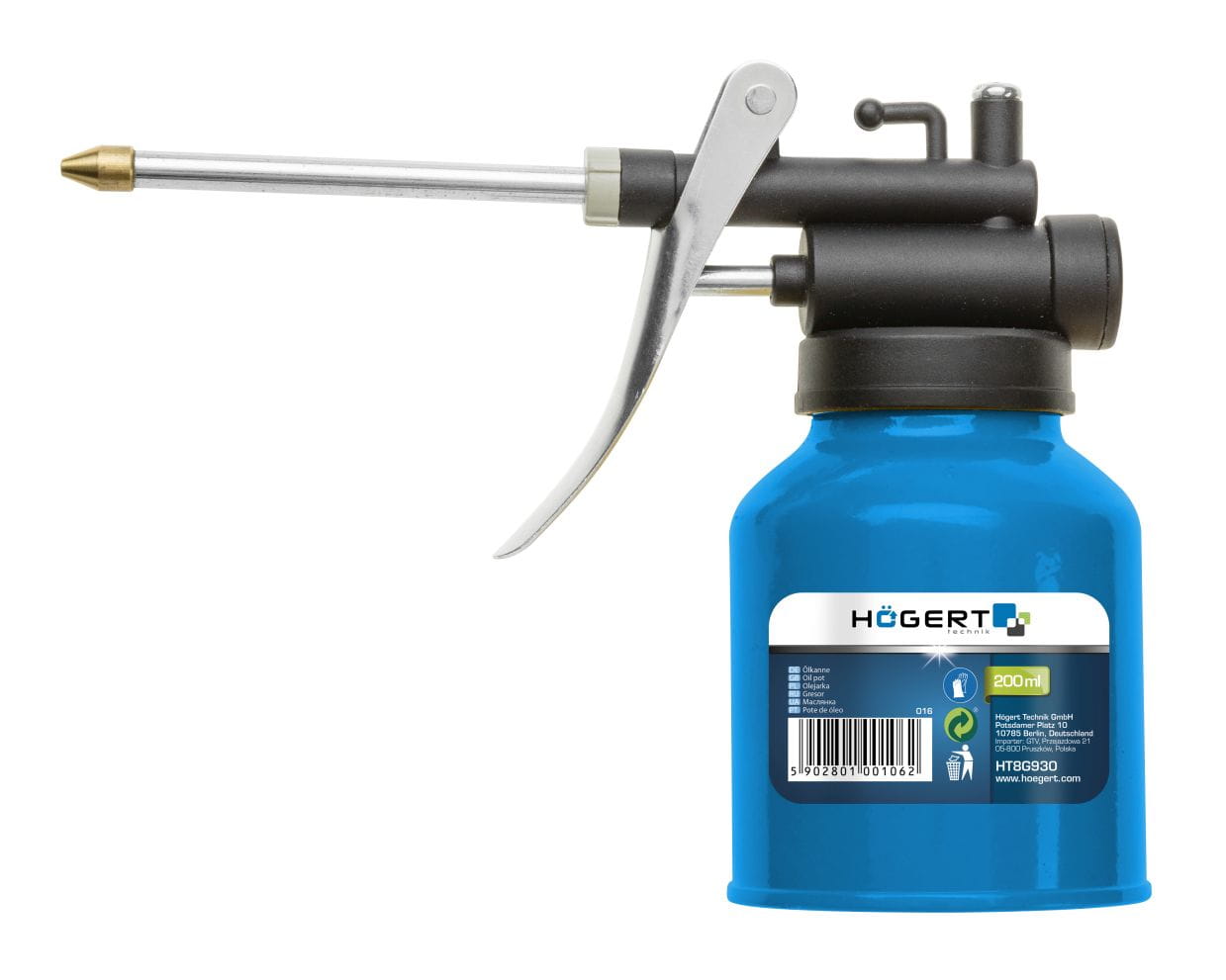 HOGERT OLEJARKA METALOWA 200ML