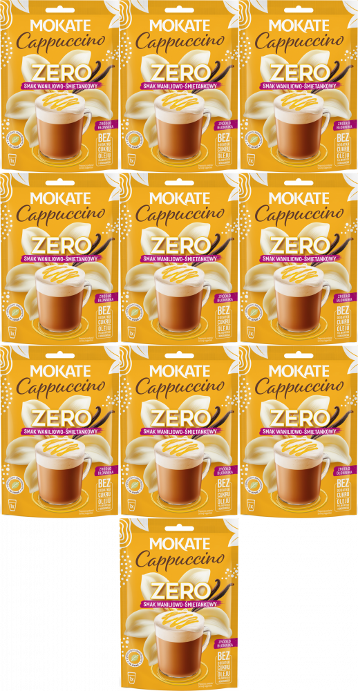 Mokate Cappuccino Zero waniliowo-śmietankowy kawa rozpuszczalna 20 g