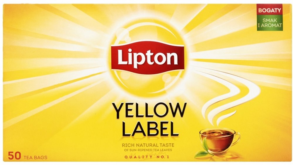 Lipton Yellow Label herbata czarna w torebkach, 50 szt. x 2 g
