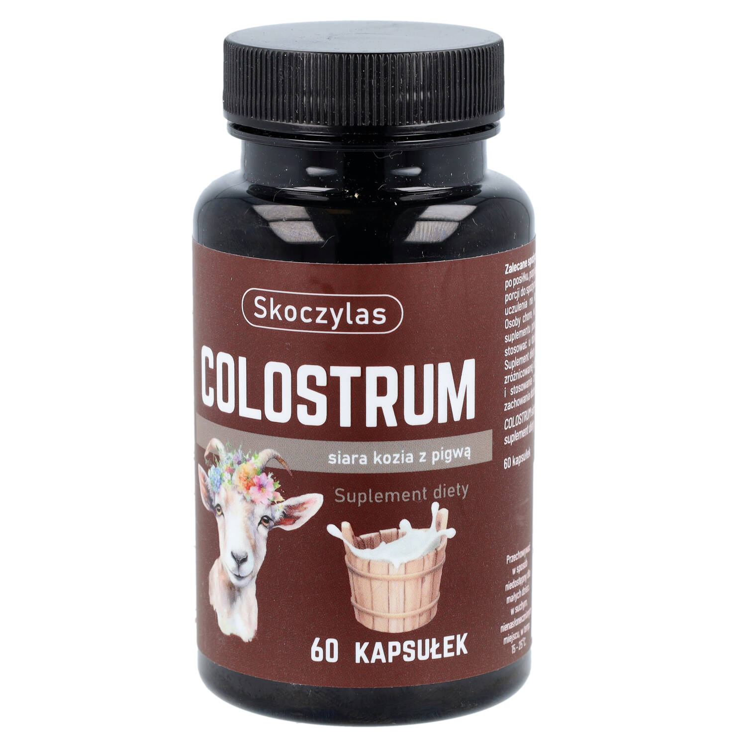 Skoczylas colostrum, siara kozia z pigwą, 60 kapsułek