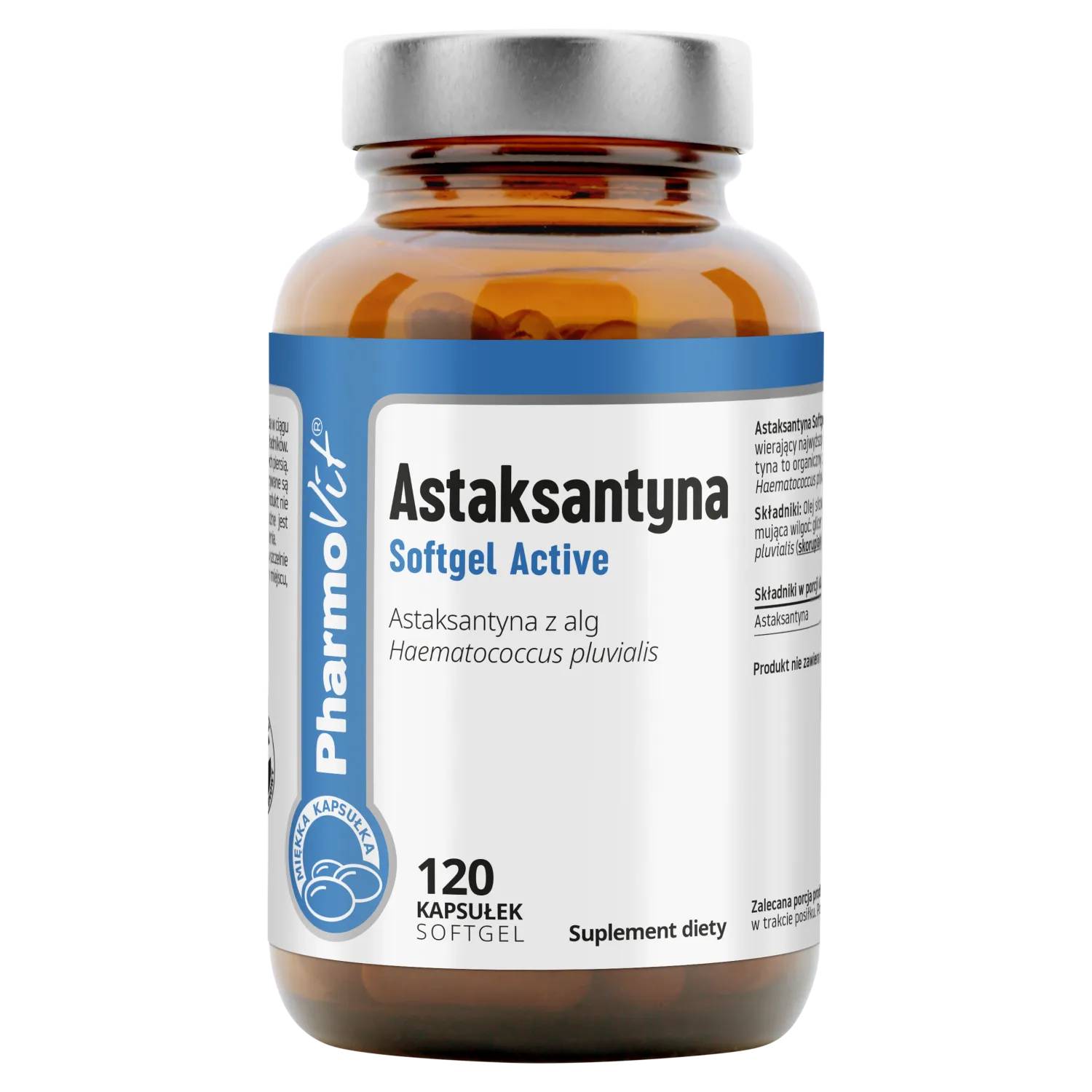 Pharmovit astaksantyna softgel active, 120 kapsułek