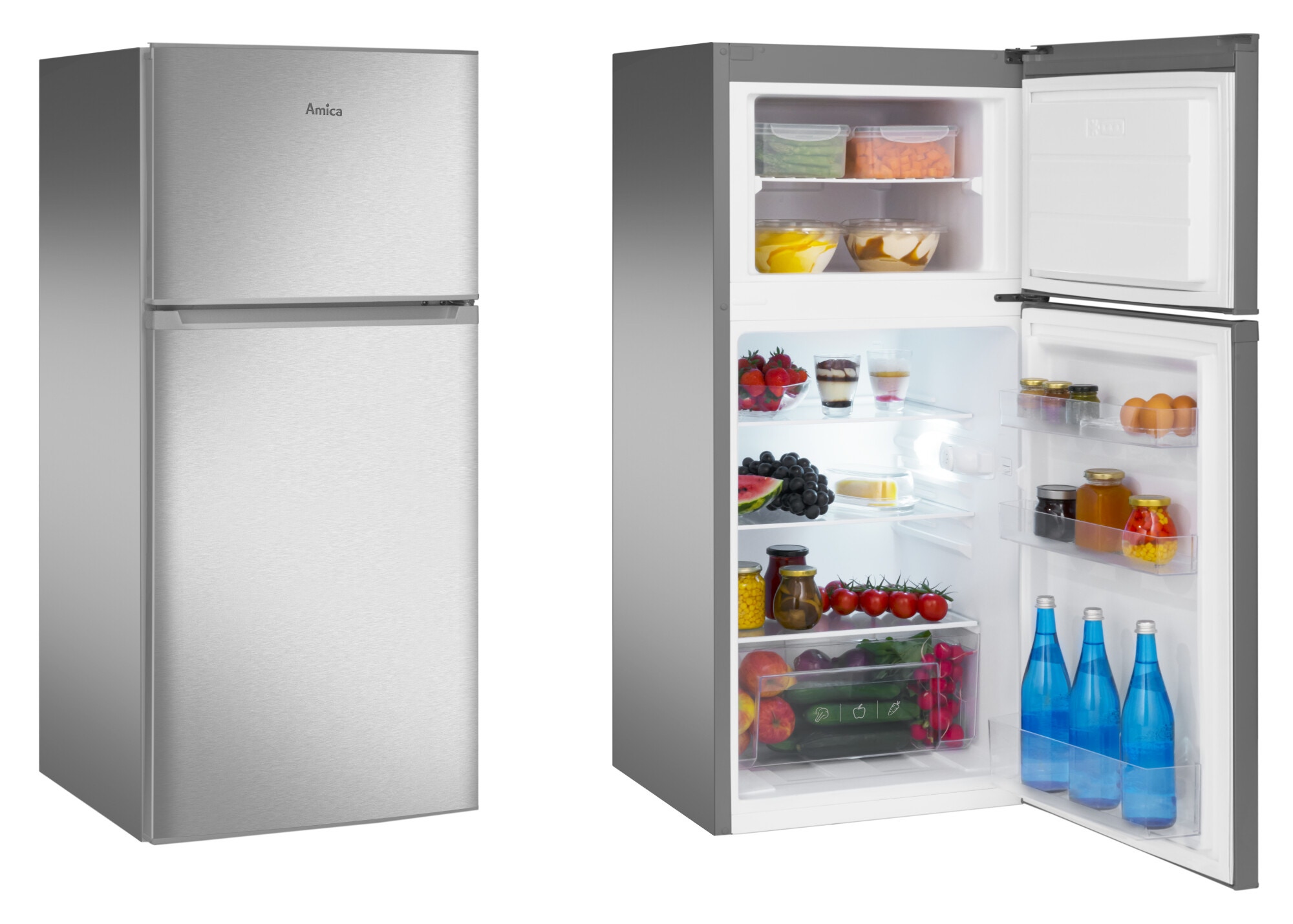 Lodówka Amica FD2015.4X(E) Inox